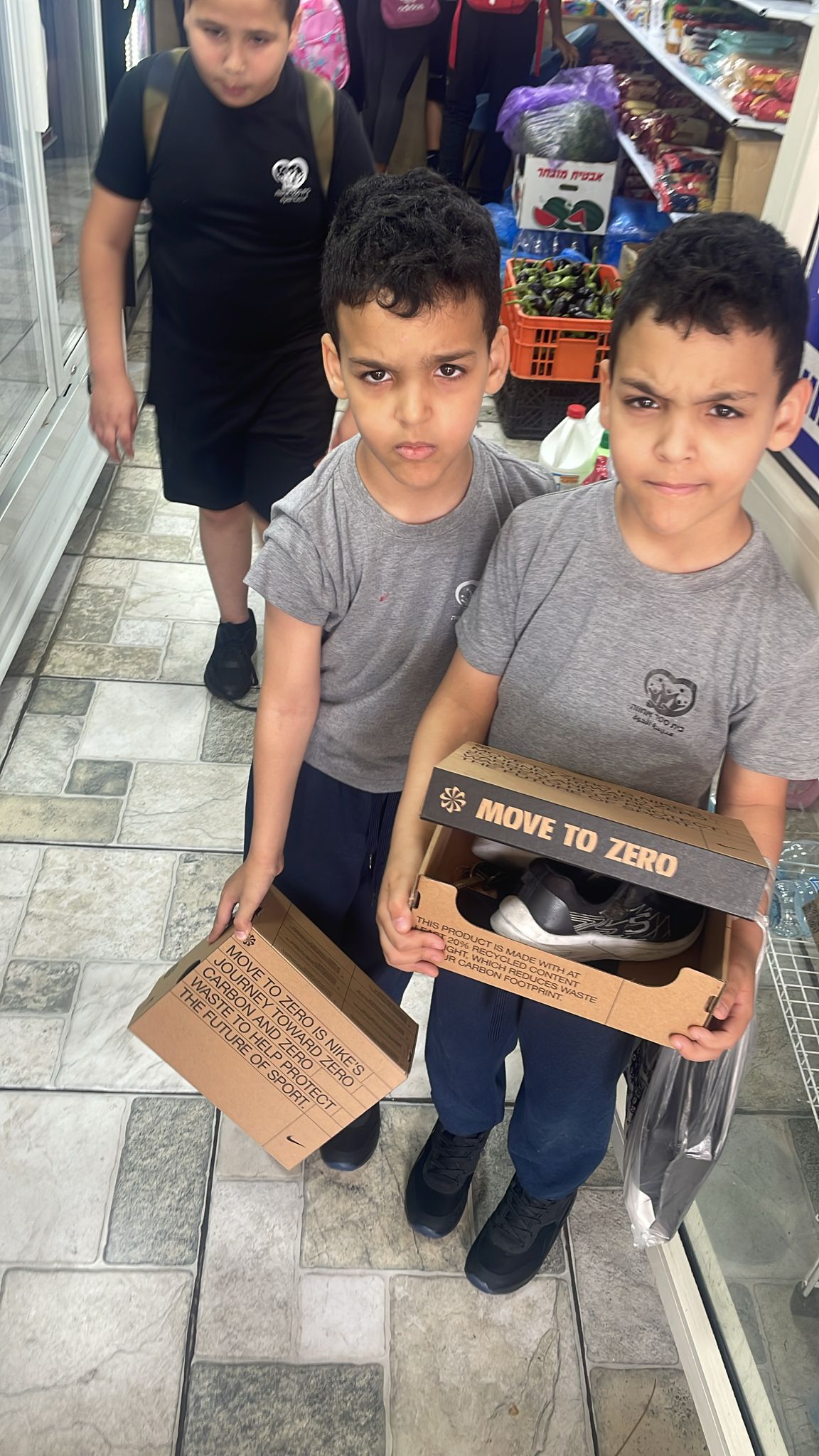 Shoes distributed to families in need